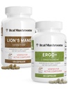 Ergothioneine(60ct)和Lions Mane(120ct) 与Shiitake和Oyster蘑菇提取物组合 -- -- 长寿和认知 -- -- Vegan、Gluten Free、非GMO