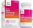 Terry Rital HRG80 Red Ginseng 女性性增强 - 流通、耐力和能源支持的饮食补充 - 与Ashwagandha、Red Ginseng & Zinc 的重大支持 - 48 Capsules