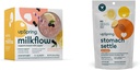 UpSpring Stomach Settle Drops, Honey Flavour, 28 Ct+Millkflow 母乳喂养补充饮料 与莫林加和祝福的硝酸混合,没有芬努格里克 QQ 埃尔德伯里 莱莫纳德 Flavor 16 饮料混合