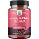 Myo-Inositol & D-Chiro Inositol Capsules - Choline Inositol 循环和生育支持补充 - 配有Myo & D-Chiro Inositol + Choline Bitartrate的Hormone女性平衡补充