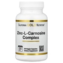 加利福尼亚金营养锌-L-Carnosine 综合体,90 Veggie Caps