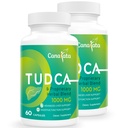 TUDCA 肝脏支持补充1000mg - 120 Vegan Capsules, TUDCA Bile Salts 配有 Liver Cleanse 和修理的 Milk Tetle Herbal 混合公式
