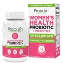 Probulin Probiolin Probiolital - 阴道、UT、Gut & Immune 健康与劳特氏杆菌 - 20亿 CPU, 12 Probiotic Strains & Prebiolities - 60 Vegan, Gluten Free Capsules for 整体-Body Wellness