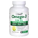 effihealth Omega-3 Fish Oil - 三强2500mg Fish Oil, 1200mg EPA, 600mg DHA - 支持心肺健康,脑健康和免疫支持 - Lemon Flavor, Burpless Fish Oil