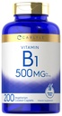 卡莱尔维生素B1500mg(i胺) →200 蔬菜卡普莱茨 → Non-GMO 和 Gluten 免费补充品