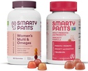 SmartyPants 妇女多维生素和亲生免疫包:Omega 3 Fish Oil(EPA/DHA),Methylfolate,CoQ10,维生素D3,C,文摘和免疫支助补编(30天供应)