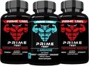 Prime Labs Prime Test (2 Pack) + L Arginine Nitric Oxide (60 Counter) (英语).