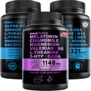 MEDCHOICE Sleep Melatonin(90cm)和Nootropic Brain(120cmt) 补充 Bundle - 致睡眠、大脑、焦点和Mood支持 - Vegan、Non-GMO、Gluten-Free