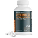 Bronson 维生素 K2 MK-7 200mcg 额外力量,250个蔬菜片
