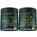 Bundle 7in1 Cloves 补充 & 6in1 Premium 锡兰肉桂补充剂