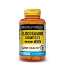 Mason Natural Glucosamine Complex + MSM 配有维生素C - 支持联合健康,提高灵活性和流动性,90卡普勒斯