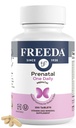 FREEDA 产前维生素 - Kosher 产前维生素 - 产前维生素有铁,产前维生素酸,胆碱,维生素D - 每日一次产前多维生素支持孕妇和哺乳期妇女(250)