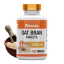Tnvitamins Oat Bran牌匾 365块牌匾x每块牌匾1000MG Oat Fiber牌匾 溶性与饮食纤维补充 |可支持消化健康