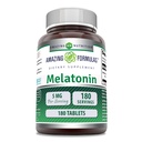 (原始内容存档于2018-07-21) (英语). Amazing Formulaments Melatonin Supplements QQ Unfavored 5 Mg 180 Tablets = Non-GMO = Gluten Free = 在美国制造.