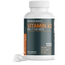 Bronson Vitamin K2 MK-7 100 MCG,K2为MK7 Menaquinone,Bone支持非GMO,120平板电脑