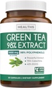 EGCG 绿色茶叶提取卡普尔 - 超级高概率绿色茶叶药丸 抗氧化剂 富含多酚 Catechins & EGCG - 500 mg Per Capsule - 非GMO & Made in the United States (试量)
