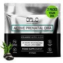 Orlo Prenatal DHA - 产前 DHA Omega 3 补充 - 三强 Omega3s - Vegan DHA & EPA Algae Omega-3 油 - 支持孕期和哺乳期的大脑发育(120个小型软胶)