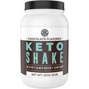 Keto Meal Control Shakes,巧克力, 2lbs, 低卡Keto蛋白质Shake Mix, MCT Powder, 草药水解Colagen Peptides, Keto早餐Shake, 20g Fat, 14g蛋白, 1 Net Carb, 零糖
