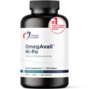健康OmegAvail Hi-Po-TG(Triglyceride)Omega-3鱼油补充剂的设计,1600mg EPA/DHA,每服柠檬+维生素E以尽量减少鱼味(120软胶)
