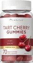 卡莱尔·塔尔特·切里·古米斯(英语:Carlyle Tart Cherry Gummys) ^ 2000mg ^ 70 伯爵 切里·弗拉弗尔(英语:Cherry Flavor) ^ Vegan, Non-GMO, and Gluten Free Formule