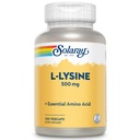 SOLARAY L Lysine 500 mg Capsules - 免费基本氨基酸补充剂 - 用L-Lysine 氨基酸提供强力健康支持 - 实验室验证,60天保证,120个服务,120个Veg Caps