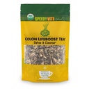 快速Vite Colon Life Boost Tea Detox and Cleanse - 有机普尔茶与姜,柠檬草 - 用于提高Colon的健康和功能