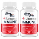 成人 Liposomal 免疫支持补充剂,含有1,500mg L-Lysine、维生素、矿物和草药提取物的复合体,男女每日综合健康-240卡普尔