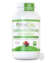 BariSlim Bariarical Calcium 配有镁和维生素D Tabs-500 mg 配有钙 Citrate Pervice-为体重损失外科手术后患者配有的 混合莓(90 mg)