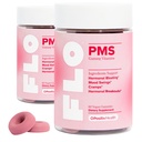O Positiv FLO PMS Gummys for Women - 主动的 PMS 救济 - 目标激素突袭,Bloating, Cramps, & Mood Swings with Chasteberry, Vitamin B6, & Lemon Balm - PMS Gummys (Pack of 2)