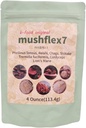 K-Food 7 蘑菇粉 配有 Phellinus Linteus, Red Reishi, Lion's Mane, Cordyceps, Chaga, Shitake, Tremella fuciformis, 韩国生产 - 4 Ounce