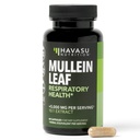 Mullein Leaf Capsules促进呼吸卫生 -- -- 5000mg 摘录 10:1 关于肺部支持和免疫功能 -- -- 60 Counter -- -- Vegan、N-GMO Capsules -- -- 草药补充剂 -- -- 2个月供应
