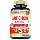 Artichoke 补编 Capsules, 4个月与Papaya, Apple Pectin, Turmeric Curcumin, Bladderwrack - 支持文摘函数 - 120 Vegan Capsules
