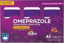 减酸剂(Rite Aid Acid) 减酸剂(Omeprazole) 延后释放药片 - 20毫克,3瓶,每瓶14个计数(共42个计数),不美味,心烧救济,心烧药,治疗频繁心烧