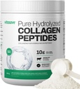 Vitasave Collagen Peptides Powder – 10g 水解Collagen – 一次服役 – 不受欢迎 , 草- Fed, Keto 友好 – 皮肤, 头发, 钉子和联合支援 500g