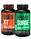 Jacked Factory Fat Burner & Testosterone Booster for Men - Burn-XT 热源性 Fat Burner & PRIMASURGE 男子测试用固醇