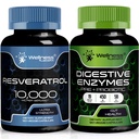 WellNess LABSRX resveratrol Capsules 10,000mg - 消化酶 450mg