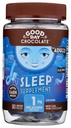 Good Day Dark Coloro Melatin for Adults [80 Counter] - 公平交易 Non-GMO 暗奶巧克力 与Chamomile和Melatonin 1 mg - 成人Melatonin,成人自然睡眠援助补充品