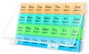 大型药丸组织者 大型药丸组织者 大型药丸组织者 大型药剂组织者 每周储存