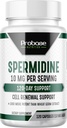 Probase 营养 Spermidine (10毫克,99% Spermidine 3HCL - 第三方测试) 120 盖- 100x 更强的麦芽提取剂, Telomere 健康 和老化的120天供应- 与 NMN 一样高效