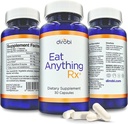 Dirobi Eat Anything Xylose Isomease Fructose Malaboxymes, FODMAP 补充, 消化酶促进更好的乳糖,脂肪,蛋白质和碳水化合物消化气体和布洛丁酸盐 30 Capsules