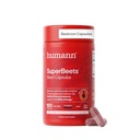 HumanN Super Beet Beet Root Capsules 快速释放1000mg, 帮助支持硝氧生产,血压,心脏健康,包含非GMO Beetroot粉,研究抗氧化剂180 计数