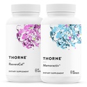 THORNE - ResveraCel(60 Capsules) & Memoractiv(60 Capsules) Bundle - 支持脑健康与健康老化 - Gluten, 奶油和无豆