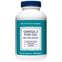 维生素店 Omega 3 鱼油,EPA & DHA 500毫克,纯度保证,分子蒸馏以支持心血管,关节和脑部健康1000毫克(240软胶)