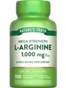 自然的真理L-Arginine 1000 mg | 100 Capsules | 超强 | Non-GMO & Gluten 免费补编
