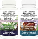 Host Defense Bundle with MycoBotanics Brain * Capsules, 60 Counter & MycoBotanics 压力解压 * Capsules, 60 Capsules - 支持记忆和焦点 - 支持放松 *