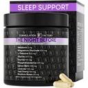 10:00-1前的夜晚 马克西米泽睡眠援助,压力缓解,认知,放松,恢复,焦点,甘油镁,L-Theanine & More, (120 Capsules – 2个月供应)