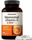 NatureBell Liposomal 维生素 C 2,000 mg Pervice, 240 Capsules → 高吸收性脂肪-溶性维生素 – Max 强抗氧化剂 * 补编 – 非GMO, Gluten Free