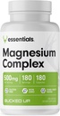 镁补充500mg Capsules → 镁复合物与甘油酸盐,Citrate 和 Oxide → 3 活性形式的镁 → 易制于胃 → 易制于美国 → 烤制基本品(180种服务)