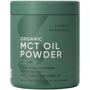 运动研究 有机MCT 油粉 - Keto & Vegan MCTs C8,C10 来自椰子 - 脂肪酸脑和身体燃料,Non-GMO & Gluten Free - 不香,在咖啡,茶叶和蛋白质摇晃中完美 - 10.6 oz