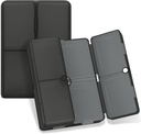 FYY Daily Pill Organizationer, 7 Capitions Portable Pill Case 旅行 Pill Organizationer, [打包设计] Pill Box 供Purse Pocket 持有维他命,Cod Liver Oil, 补充剂和药剂 - 黑色
